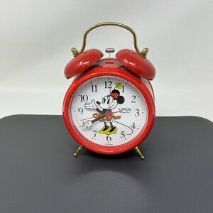 Minnie Mouse Disney Quartz Alarm Clock Lorus